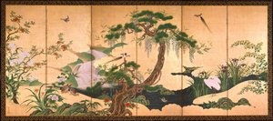 Birds and Flowers of Spring and Summer by Kano Eino