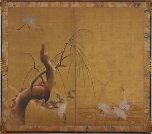 Herons and Old Willow