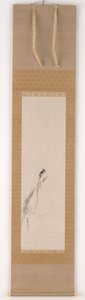 A Bird on a Stump, Edo Period, 17th Century by Kanō Tan’yū