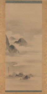 Landscape in Moonlight by Kanō Tan’yū