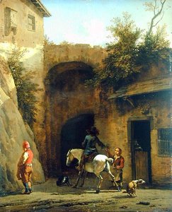 In Front of the Inn, 1658