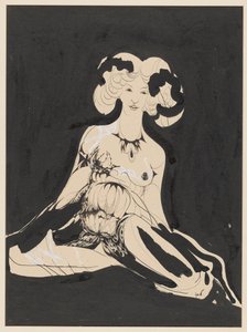Two Seated Female Nudes