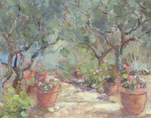 Garden in Porto Ercole, Italy by Karen Armitage
