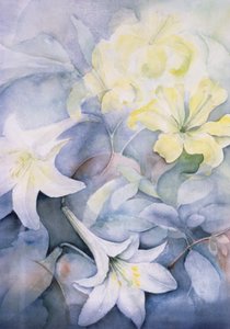 Lilium, Hearts Desire and Imperiale by Karen Armitage