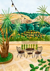 Lush Patio View