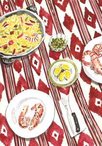 Spanish Paella Meal