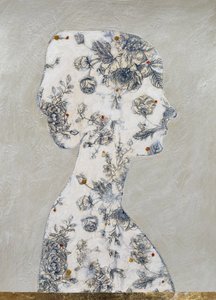 Elegant Floral Silhouette by Karenina Fabrizzi