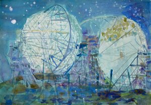 Dreamy Space Observatory by Karin Bos