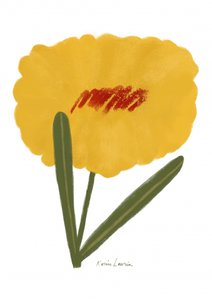 Simple Yellow Bloom