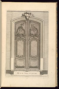 Elevation and Plan of a Portal