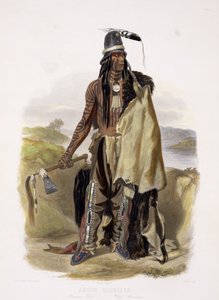 Abdih Hiddisch, a Minitarre Chief, plate 24 from Volume 2 of 