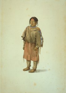 Blackfeet Girl by Karl Bodmer