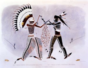 Facsimile of an Indian Painting, 1843-44 by Karl Bodmer