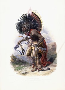 Pehriska-Ruhpa, Moennitarri Warrior in the Costume of the Dog Dance