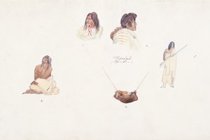 Unidentified Figures by Karl Bodmer