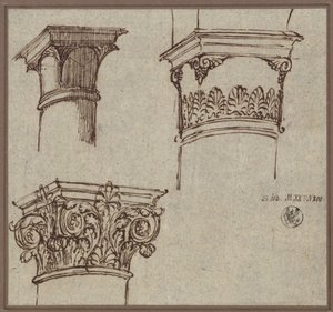 Three Capitals by Karl Friedrich Schinkel
