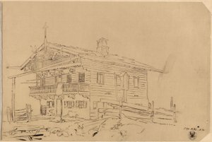 Design for a Swiss House by Karl Friedrich Schinkel