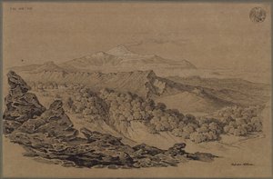 Drawn in the Forest Region of Etna by Karl Friedrich Schinkel