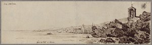 Lava Masses at the Port of Catania by Karl Friedrich Schinkel