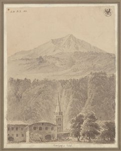 Martigny in the Swiss Canton of Valais by Karl Friedrich Schinkel