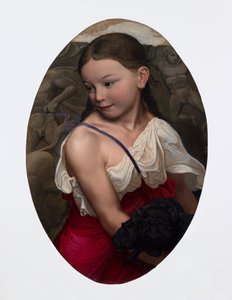 Portrait of the Artist’s Daughter, Susanne by Karl Friedrich Schinkel