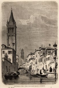 The Rezonico Canal, illustration for Adalbert de Beaumont