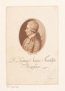 Portrait of Ludwig Höpfner by Karl Goepfert