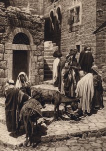 Bethlehem, Market Scene by Karl Grober