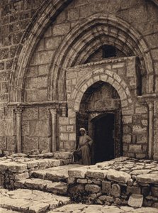Jerusalem, Church of the Tomb of the Virgin, Portal by Karl Grober