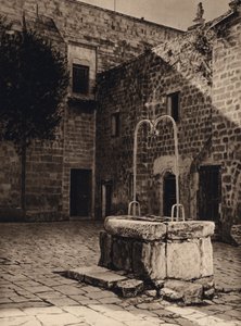 Nazareth, Well in the Courtyard of the Church of the Annunciation by Karl Grober