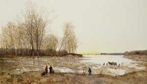 A Flooded Wooded Landscape by Karl Heffner