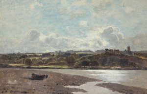 Landscape opposite Newnham on Severn by Karl Heffner