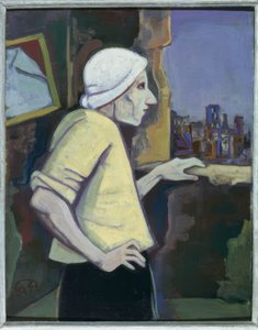 Woman at the Window by Karl Hofer