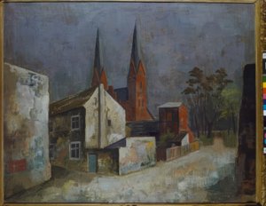 Red Churches by Karl Hofer