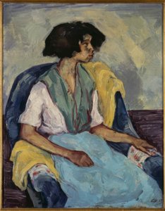 Gypsy Woman by Karl Hofer