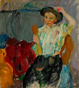 Lady with Hand Mirror