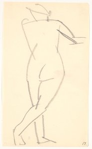Standing Model, Seen from Behind