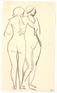 Two Standing Models
