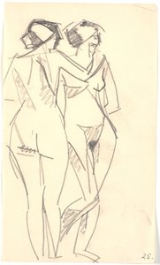 Two Standing Models