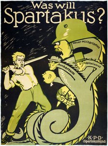German Revolution 1918-1919 The Spartacus League by Karl Jakob Hirsch