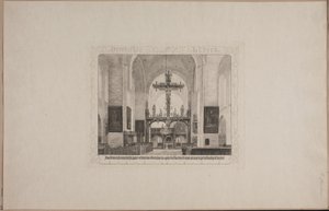 Interior from Lübeck Cathedral by Karl Jensen