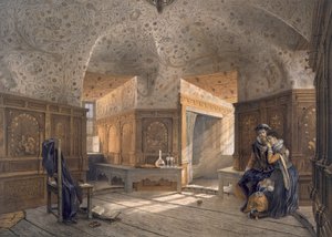 Prison of King Erik XIV, son of Gustav I, at Gripsholm