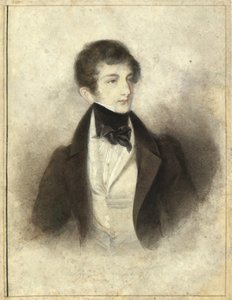 Portrait of the Pianist and Composer Sigismund Thalberg by Karl Joseph Aloys Agricola