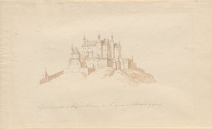 Schloss Landstuhl near Kaiserslautern, belonging to Prince von Sickingen by Karl Julius Von Leypold