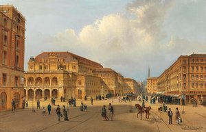 View of the Vienna State Opera, 1880