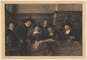The Syndics, after Rembrandt
