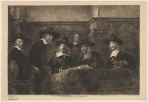 The Syndics, after Rembrandt