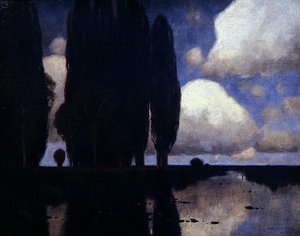 Rhineland Scene by Karl Kustner