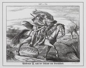 Valdemar II, King of Denmark, after the Battle of Bornhoved