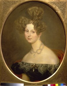 Portrait of Friederike Charlotte Marie of Wurttemberg, Grand Duchess Pavlovna of Russia